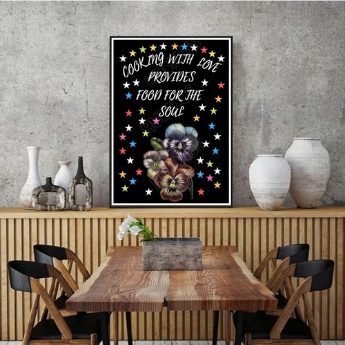 Inspirational Motivation Quotes Kitchen Prints Poster Wall Art Decor Chalk A4 A3 - Picture 30 of 36