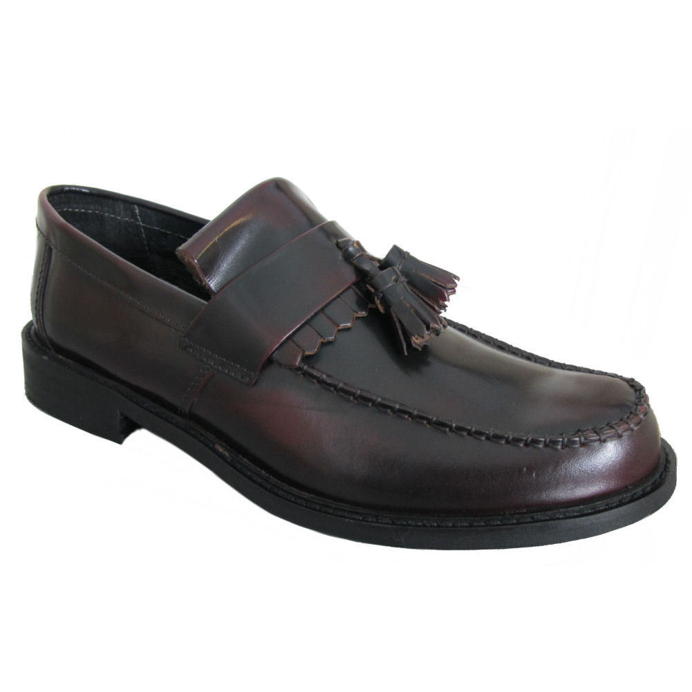 Rojizo Roamer Borla Mocasines Talla 9 Reino Unido Rojizo Roamer Borla Mocasines Talla 9 Reino Unido