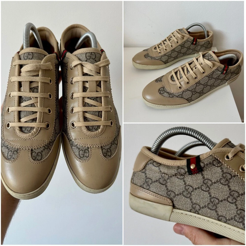 AUTHENTIQUE Baskets Gucci GG Supreme toile monogramme 204283 chaussures