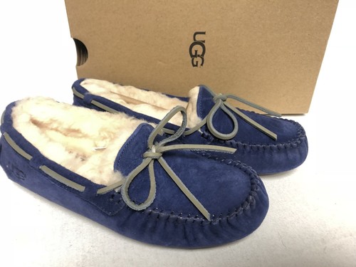 Ugg Blauwe Shipyard Australia Dakota Dames Slippers Moccasin schapenvacht 5612 rtwarq