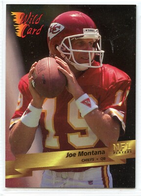 NFL Joe Montana ルーキーカード Amazon.com: 1992 Wild Card Field Force #1 Joe Montana NM-MT