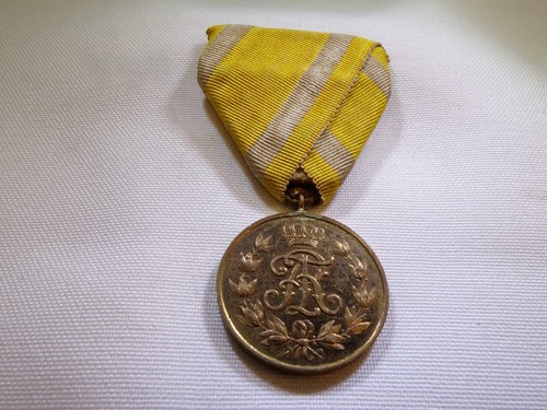 ✚ Original Alemán Primera Guerra Mundial Sajonia Friedrich August Medalla Oro con Cinta Triple (3762 - Imagen 6 de 13