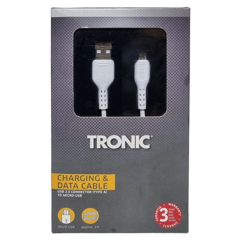 Cable de carga y transferencia de fecha Tronic conector 2.0 USB-C (TIPO A) a micro-USB - Imagen 9 de 9