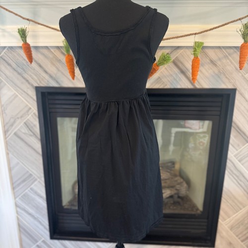 Converse One Star Black Dress Ribbed Top Casual Sundress Small - Picture 2 of 4