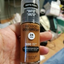 Revlon ColorStay Makeup PUMP, Combination/Oily Skin SPF 15 500 walnut