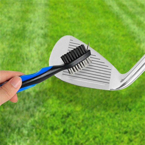 Golf Club Cleaning Brush & Groove Cleaner-2 ft Retractable Zip Line Blue US - Picture 4 of 6