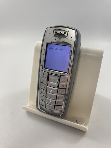 Nokia Corporation 3120 Blue & Silver Unknown Network 1.6"Mobile Phone Discolored - Picture 5 of 13