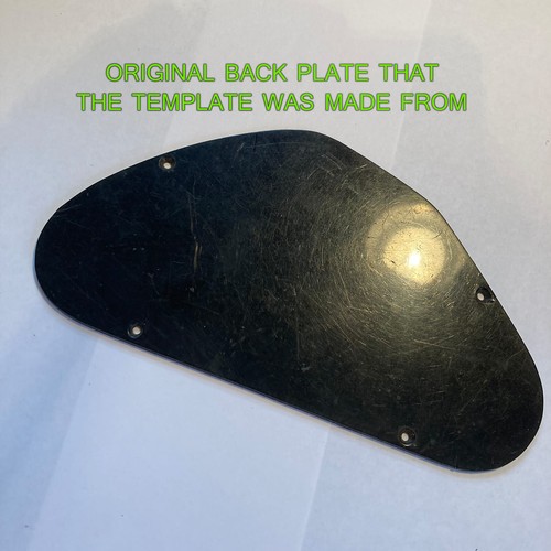 Repro 4 Screw Control Cavity Cover Back Plate '60's Gibson EB-0 EB-3 Basses - Picture 6 of 9