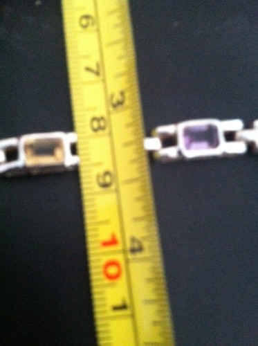 925 Sterling Silber Armband 7 1/2" - Bild 4 von 12