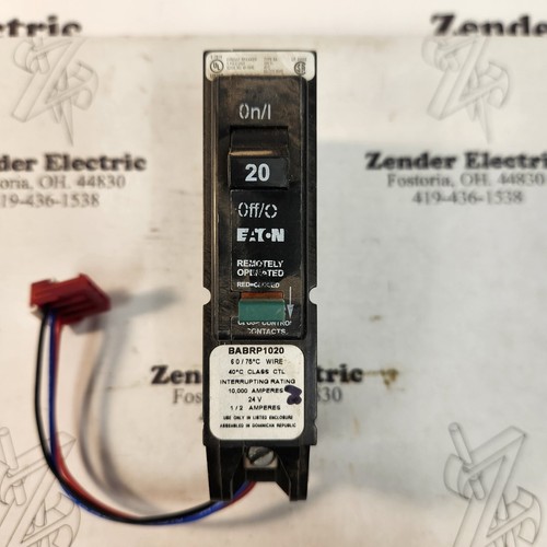 Eaton BABRP1020 - 20 Amp, 1 Pole, 120VAC Circuit Breaker - Picture 2 of 6