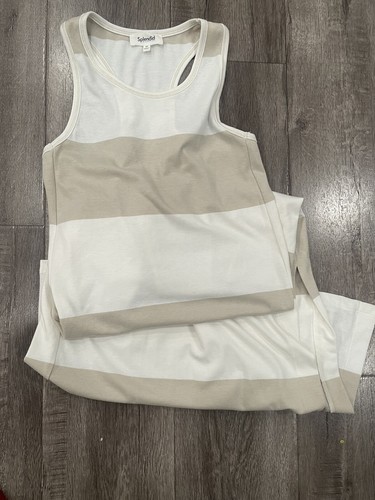 Splendid Mesa Striped Tank Dress. White and cream stripes. Size XS - Bild 6 von 7