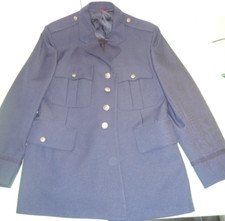 1984 USAF U.S. AIR FORCE 4 BUTTON DRESS BLUE JACKET OFFICER MENS 43R