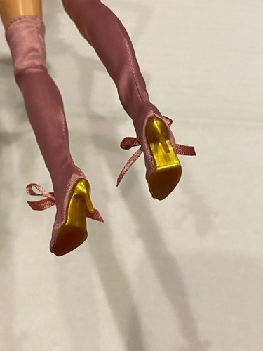NEW_Shoes_Barbie doll Signature A Tribute To Fashion Model Muse_Tall Pink Boots - Picture 11 of 15