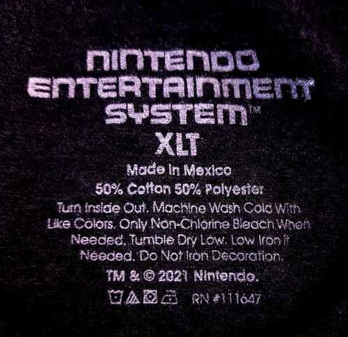 Nintendo NES 'Classically Trained' Maglietta XLT Uomo Gaming anni 90 Retrò Grigio Scuro - Foto 3 di 5