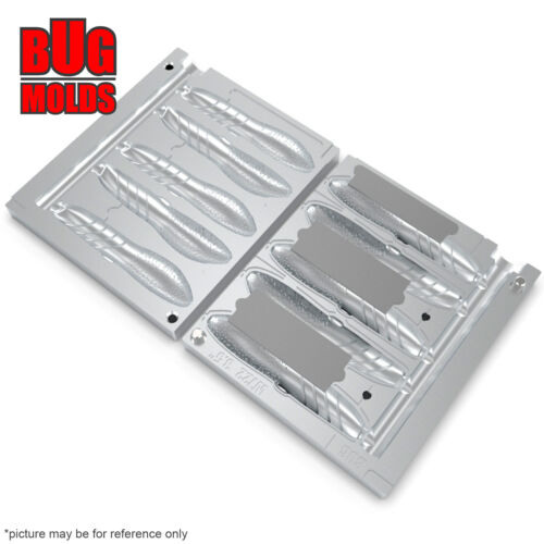 Bait DIY Fishing Mold Soft Plastic Baits Lure Plastisol Bass CoverScat - Picture 7 of 9