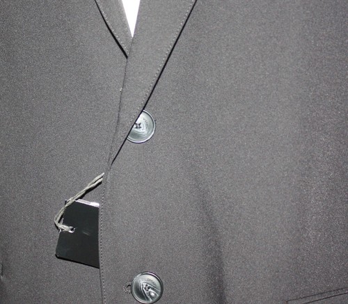 NEW Emporio Armani Black Notch Lapel Unconstructed Blazer Sz 56R NWT $525 - Picture 9 of 16