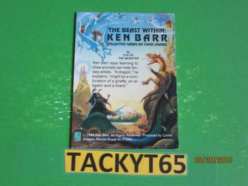 THE BEAST WITHIN: KEN BARR 1994 SINGLE CARD(S) NEW YOU CHOOSE - Picture 76 of 110