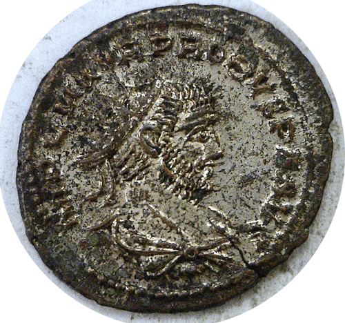 276-282 AD Roman Imperial Probus Jupiter With Globe BI Antoninianus - Picture 2 of 3