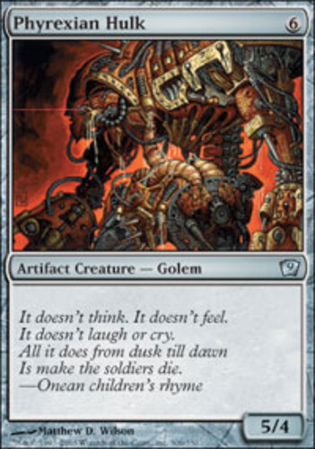 Damaged, English MTG Regular Phyrexian Hulk 9th Edition Magic the Gathering - Picture 1 of 1