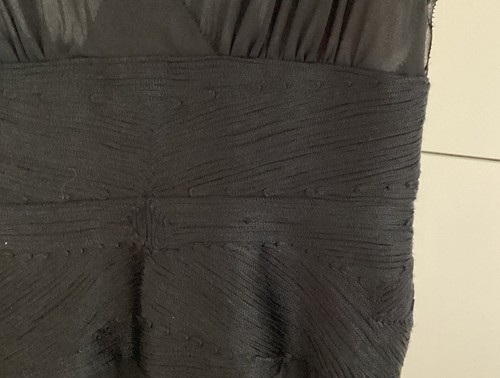Precioso Vestido de Noche Largo Negro Amanda Wakeley Elements Nuevo Reino Unido 10 - Imagen 3 de 11
