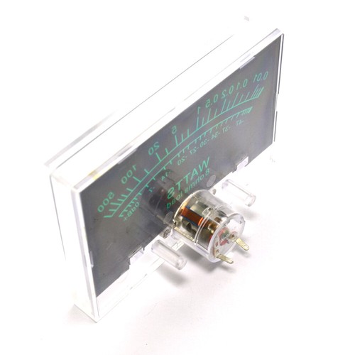 H-10050 Panel Meter Schwarzweiß Hintergrund VU (DC500uA) Audio-Geräte Verwendung - Picture 5 of 6