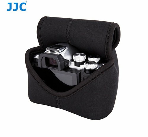 JJC OC-F2BK Neoprene Camera Pouch Case Bag for 127 x 85 x 130mm camera with lens - Picture 5 of 8