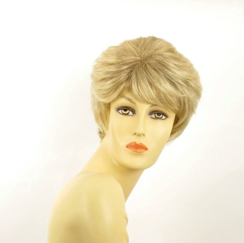 Parrucca donna corta bindo chiaro mechato biondo molto chiaro  CLEMENTINE 15T613 - Picture 1 of 9