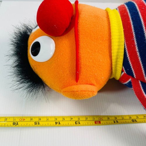 Sesame Street Ernie Kidz Biz 13" Vintage 1986 Jim Henson Toy - Picture 6 of 6