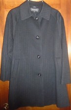 Jones New York Wool Angora Button Front Women’s Coat Size 16w