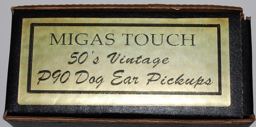 Gibson Epiphone 50's Vintage P90 Dog Ear Hand Wound Pickups Migas Touch Alnico 3 - Picture 5 of 6