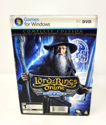 Lord Of The Rings Online Mines of Moria Edition PC Game New Sealed Windows
