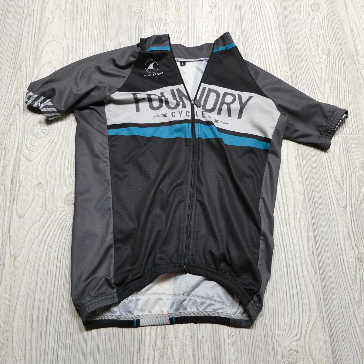 Maillot cyclisme PACTIMO taille S fermeture éclair complète fonderie