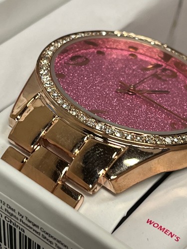 Xhileration Rose Gold Crystal Watch - NEW OPEN BOX - Picture 8 of 11