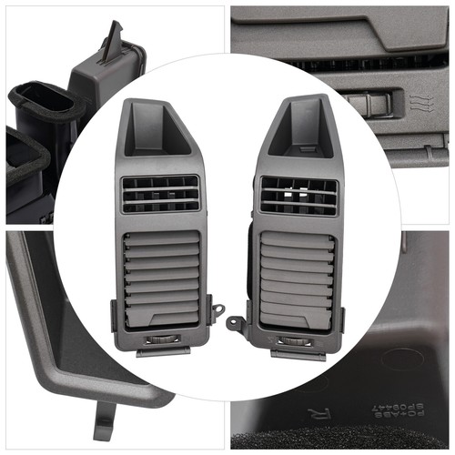 Para Nissan Titan Armada 2004-2006 1 Par A/C Tablero Cubierta de Ventilación de Aire Gris ABS??POM - Imagen 1 de 18