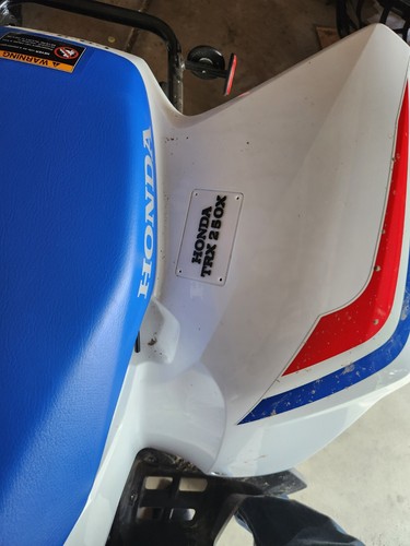2009 - 2025 Honda TRX 250X Warning Plates Fender Tags Badges Labels Decals - Picture 16 of 17