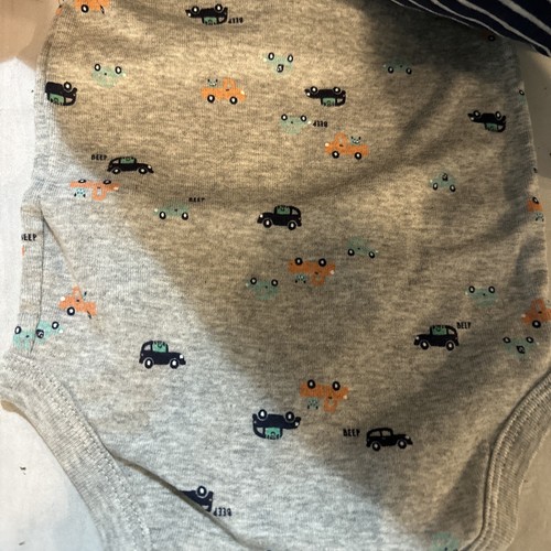 Carters neue Bodys 5-teilig Jungen 12 Monate Autos Baumwolle - Bild 5 von 5