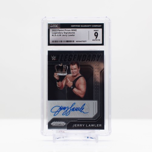 Wrestling 2022 Jerry Lawler #LS-JLW WWE Panini Prizm Legendary Signatures CGC 9 - Picture 2 of 4