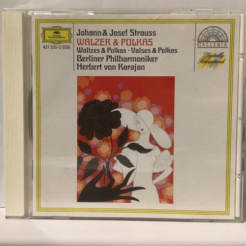JOHANN & JOSEF STRAUSS : Waltzes & Polkas- Karajan, Berlin Phil, Made in Germany
