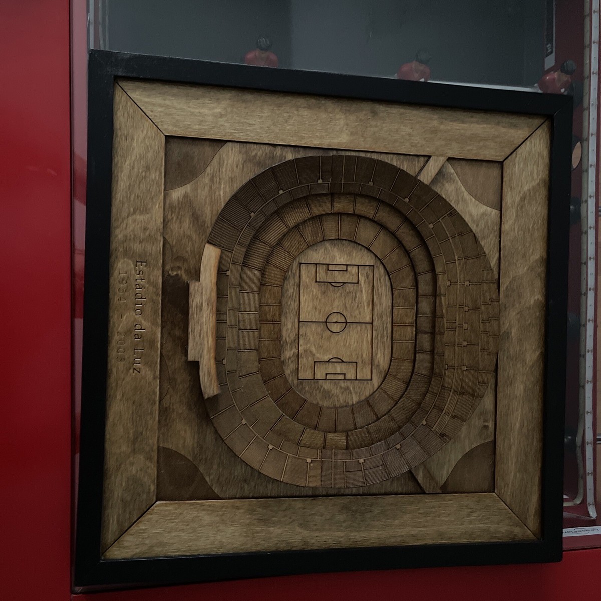 Plaque Ancien Stade Benfica – Estádio Da Luz – Fait Main – Décoration Murale