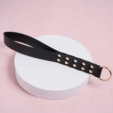 PU Leather Spanking Whip Flogger Paddle Slapper Punishment Games Slave Couples 