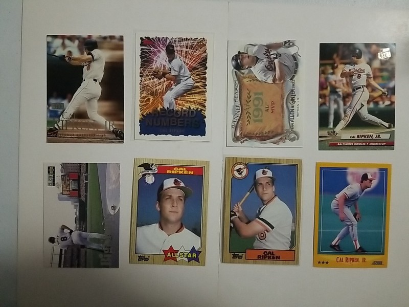 Cal Ripken Jr. (40) Card Lot MLB HOF Baltimore Orioles