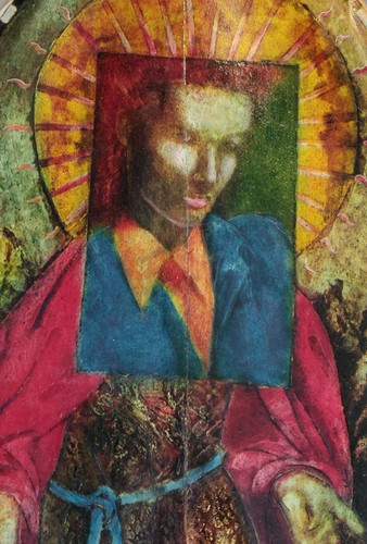 Mona Missile by Dan Allison, on canvas, 80 x 66 inches, 1988 - Picture 3 of 12