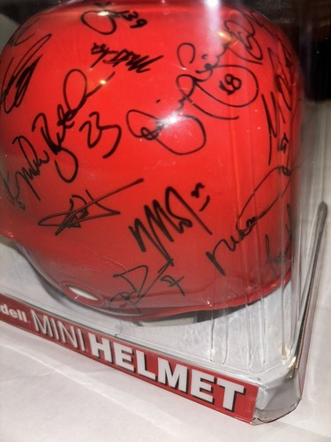2013 Anaheim Angels Team Signed Mike Trout Riddell Baseball Mini Helmet JSA Cert - Picture 5 of 15