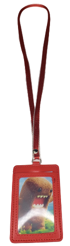 Ausweis Ausweis Kartenhalter Leder vertikal Halsband Schlüsselband Halskette Etui - Bild 18 von 28