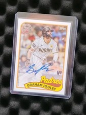 2024 Topps Update Series - 1989 Topps Baseball Autographs Graham Pauley Rookie