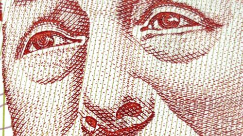 Chile Casa De Moneda Pablo Neruda Oval Type 2008 Polymer Specimen Test Note Unc - Bild 4 von 12