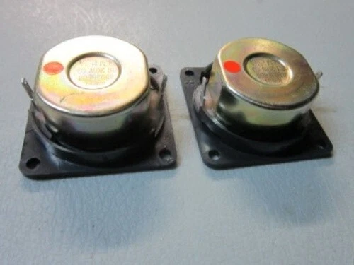 NOVO (2) .75" Par de Alto-falantes Tweeter Substituição Blindada 8ohm 2 Polegadas Quadro 3/4" - Imagem 2 de 2