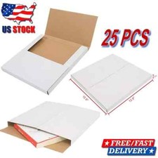 25 LP Premium Record Album Mailers Book Box Variable Depth Laser Disc Mailers