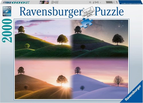 NEW SEALED Ravensburger 17443 Atmospheric Trees & Mountains 2000Pc Jigsaw Puzzle - Picture 1 of 12