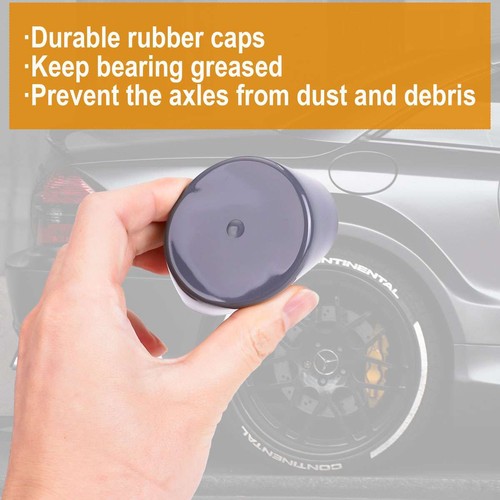 4x Bearing Buddy Bras 1.98" Rubber Caps Replacement Dust Covers for Trailer Boat - Picture 7 of 12